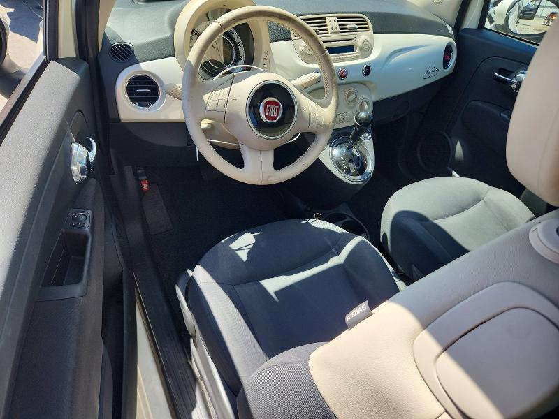 2014 Fiat 500 VIN 3C3CFFAR2ET262760 COPART salvage auction — FRONT END, Ca - Salvage Certificate, sold $800 on 2026-07-10 (photo 8)