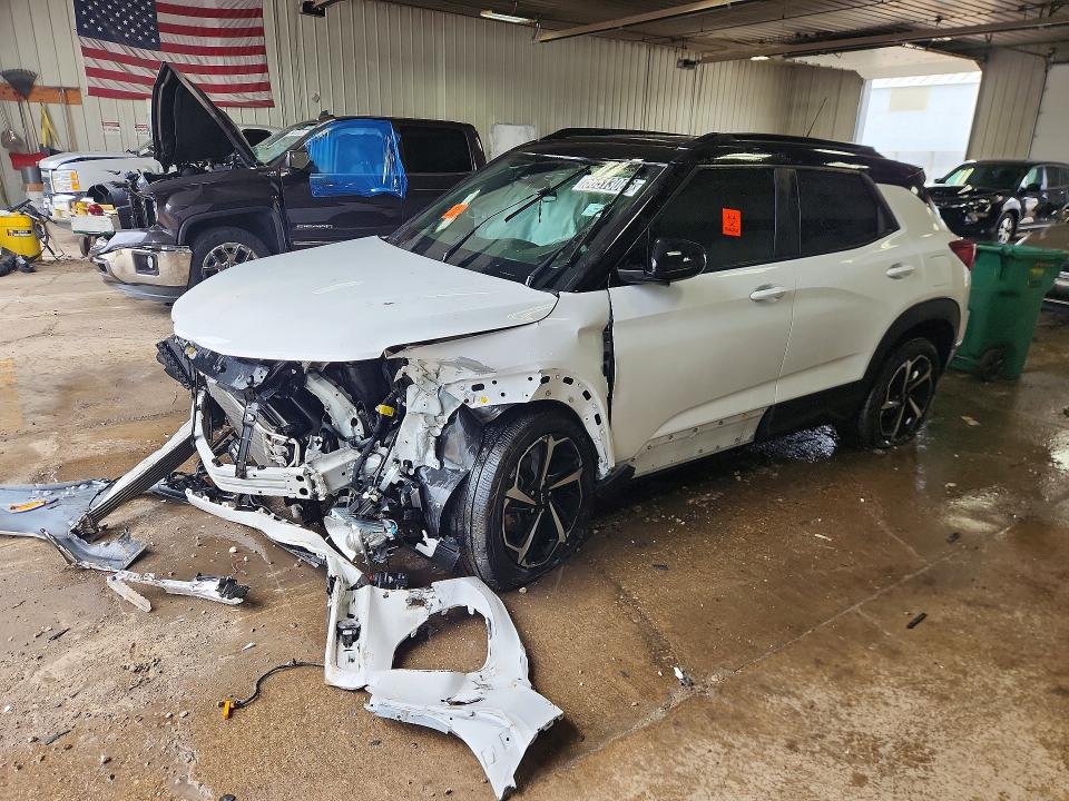 2022 Chevrolet Trailblazer VIN KL79MTSLXNB041619 COPART salvage auction — FRONT END, WV - CERTIFICATE OF TITLE, sold $250 on 2026-07-16 (photo 1)