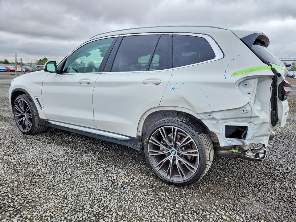 2024 BMW X3 VIN 5UX53DP06R9X09601 COPART salvage auction — REAR END, Or - Salvage Title Certificate, sold $975 on 2026-07-28 (photo 2)