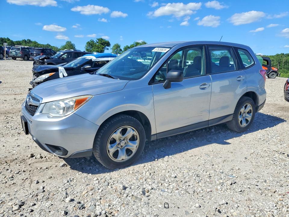 2014 Subaru Forester VIN JF2SJAAC6EH507385 COPART salvage auction — FRONT END, Ma - Cert Of Title-Reconstrctd Coll, sold $500 on 2026-07-15 (photo 1)