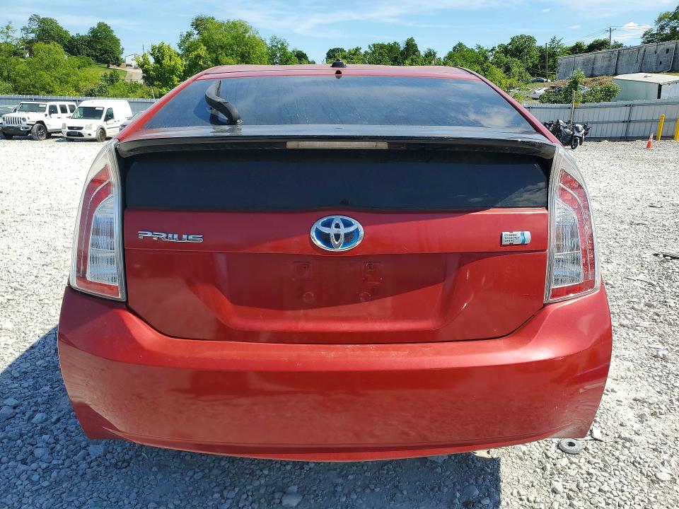 2015 Toyota Prius VIN JTDKN3DU9F1989539 COPART salvage auction — MINOR DENT/SCRATCHES, Oh - Certificate Of Title, sold $2,100 on 2026-07-02 (photo 6)