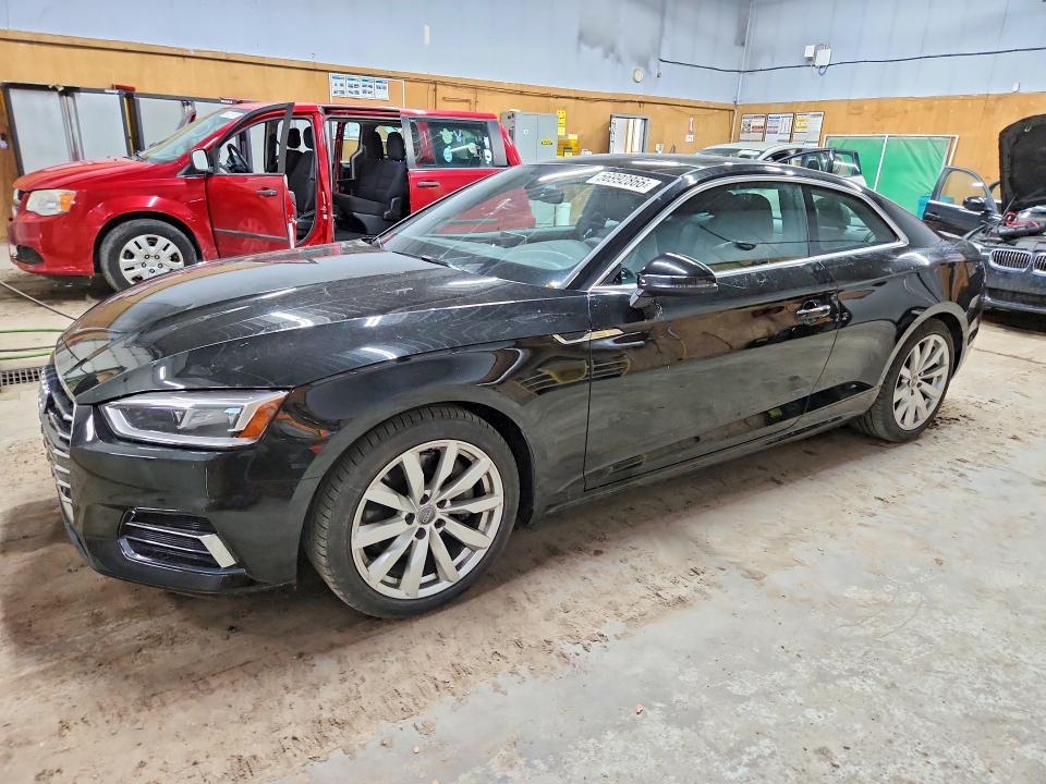 2018 Audi A5 VIN WAUPNAF55JA051348 COPART salvage auction — SIDE, Mi - Certificate Of Title, sold $8,100 on 2026-07-08 (photo 1)