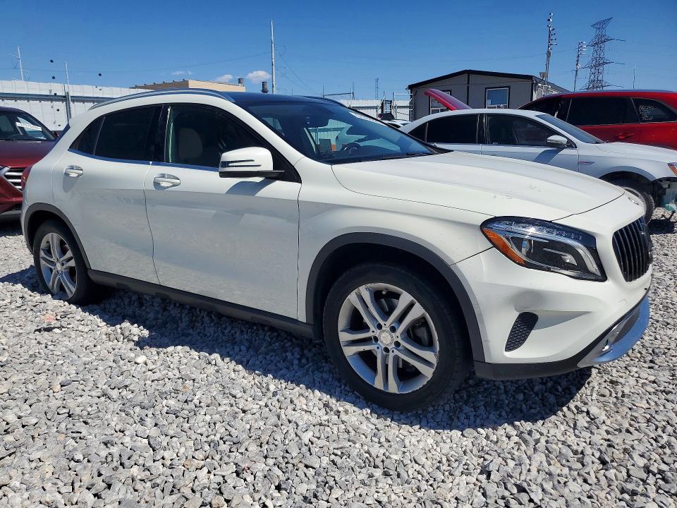 2015 Mercedes-benz Gla-class VIN WDCTG4EB7FJ177880 COPART salvage auction — FRONT END, Ca - Salvage Certificate, sold $2,150 on 2026-08-10 (photo 4)