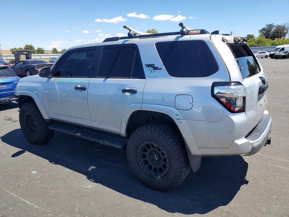 2021 Toyota 4runner VIN JTERU5JR4M5931014 COPART salvage auction — ROOF, Ca - Salvage Certificate, sold $18,100 on 2026-07-20 (photo 2)