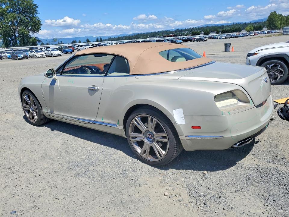 2014 Bentley Continental VIN SCBGT3ZA0EC093646 COPART salvage auction — FRONT END, Wa - Bill Of Sale, sold $29,500 on 2026-07-27 (photo 2)