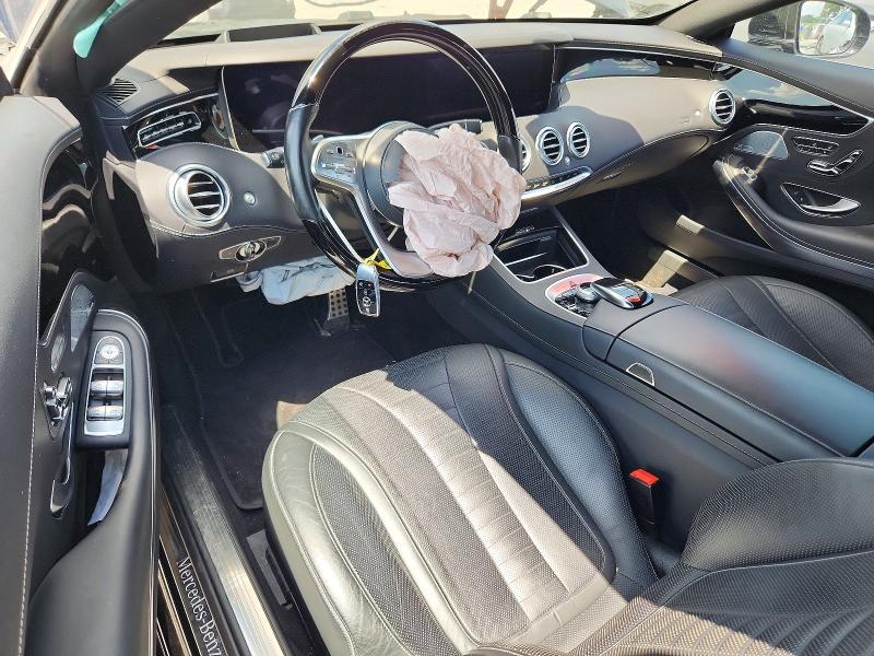 2019 Mercedes-benz S-klasse VIN WDDXJ8GB9KA037195 COPART salvage auction — FRONT END, Ga - Cert Of Title-Salvage, sold $20,100 on 2026-08-13 (photo 8)