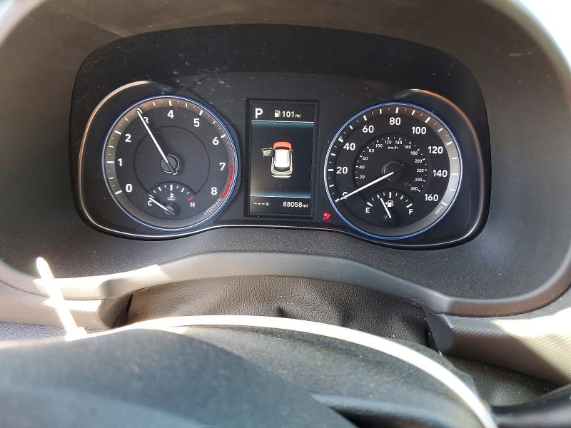 2021 Hyundai Kona VIN KM8K22AA2MU704006 COPART salvage auction — FRONT END, Nv - Salvage Title, sold $2,000 on 2026-07-06 (photo 9)