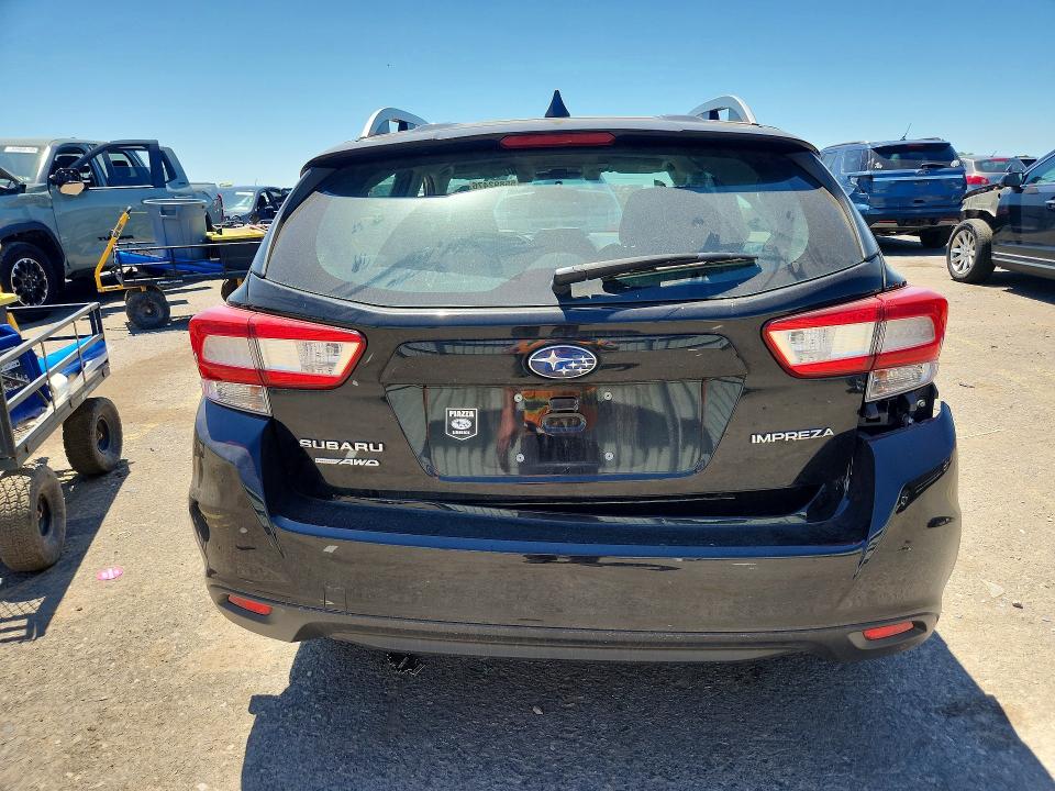 2019 Subaru Impreza VIN 4S3GTAD65K3734452 COPART salvage auction — REAR END, Pa - Certificate Of Salvage, sold $1,650 on 2026-07-02 (photo 6)