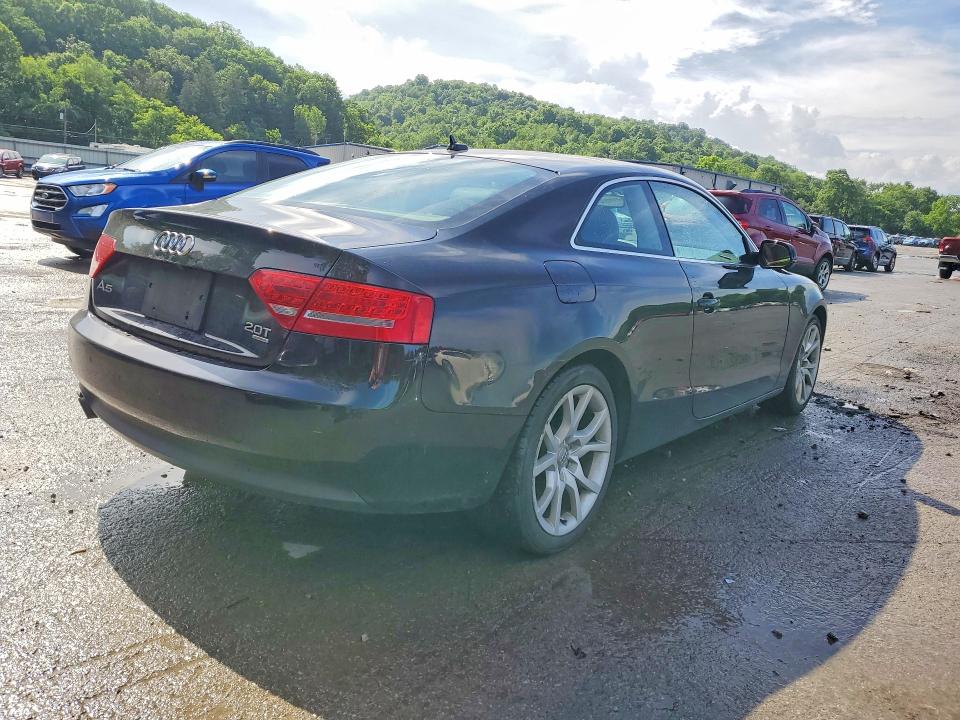 2012 Audi A5 VIN WAULFAFR8CA017101 COPART salvage auction — FRONT END, Oh - Certificate Of Title, sold $600 on 2026-07-02 (photo 3)