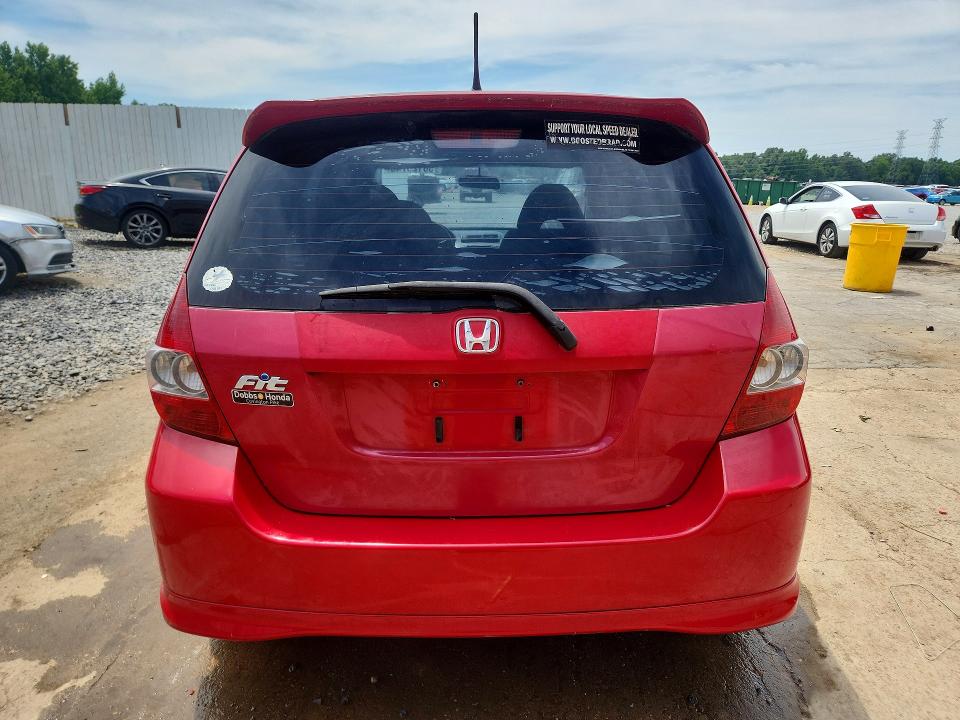 2008 Honda Fit VIN JHMGD38638S012803 COPART salvage auction — FRONT END, TN - SALVAGE CERTIFICATE, sold $450 on 2026-07-09 (photo 6)