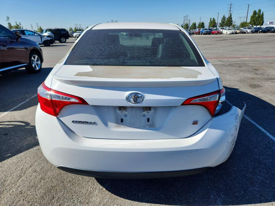 2014 Toyota VIN 5YFBURHEXEP168727 COPART salvage auction — REAR END, Ca - Salvage Certificate, sold $1,950 on 2026-07-30 (photo 6)