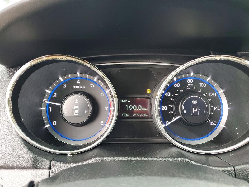 2011 Hyundai Sonata VIN 5NPEC4ABXBH225312 COPART salvage auction — REAR END, Wa - Cert Of Ownership-Rebuilt, sold $850 on 2026-07-10 (photo 9)