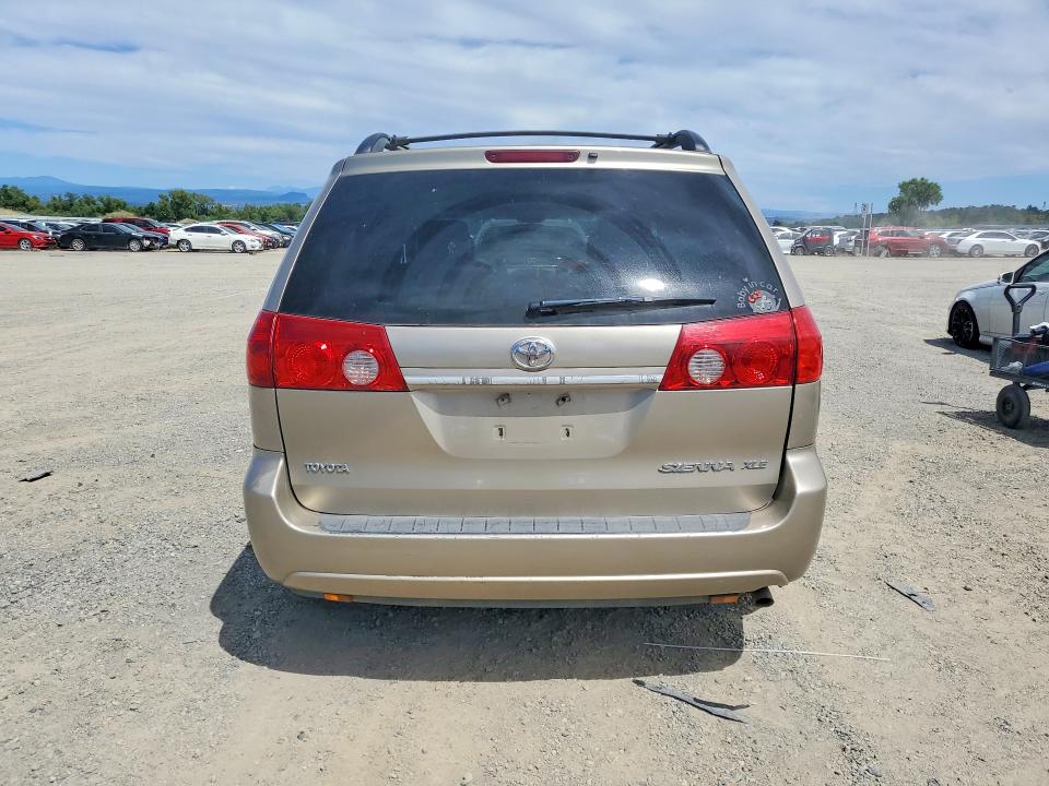 2006 Toyota Sienna VIN 5TDZA22C36S587274 COPART salvage auction — FRONT END, Ca - Salvage Certificate, sold $650 on 2026-07-06 (photo 6)