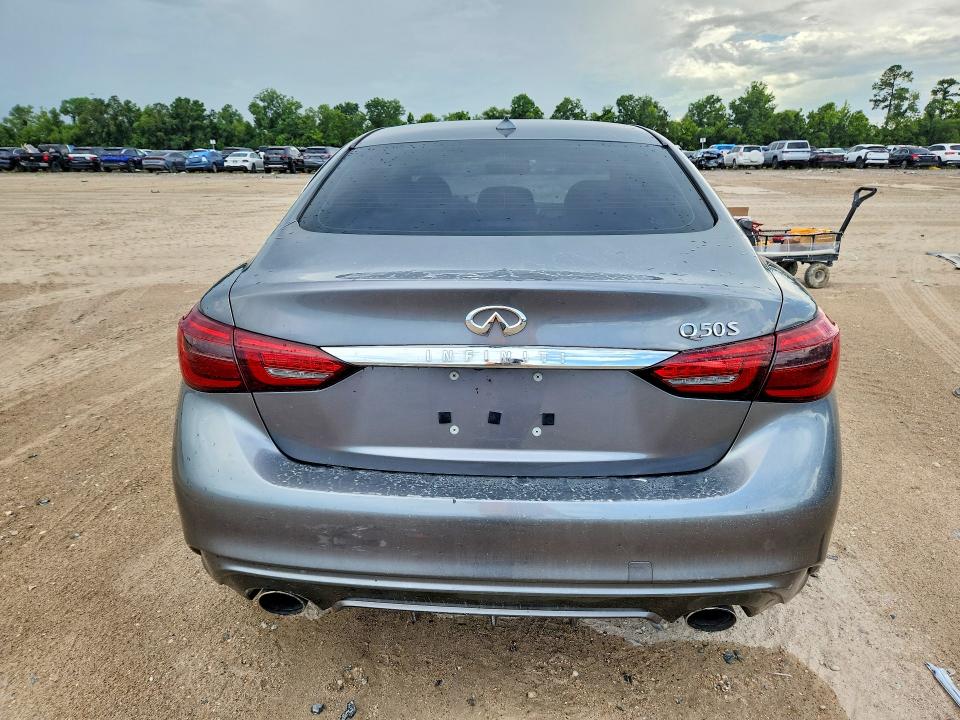 2018 Infiniti Q50 VIN JN1EV7AP9JM361252 COPART salvage auction — SIDE, La - Permit To Sell - Reconstructed (P), sold $4,150 on 2026-07-17 (photo 6)