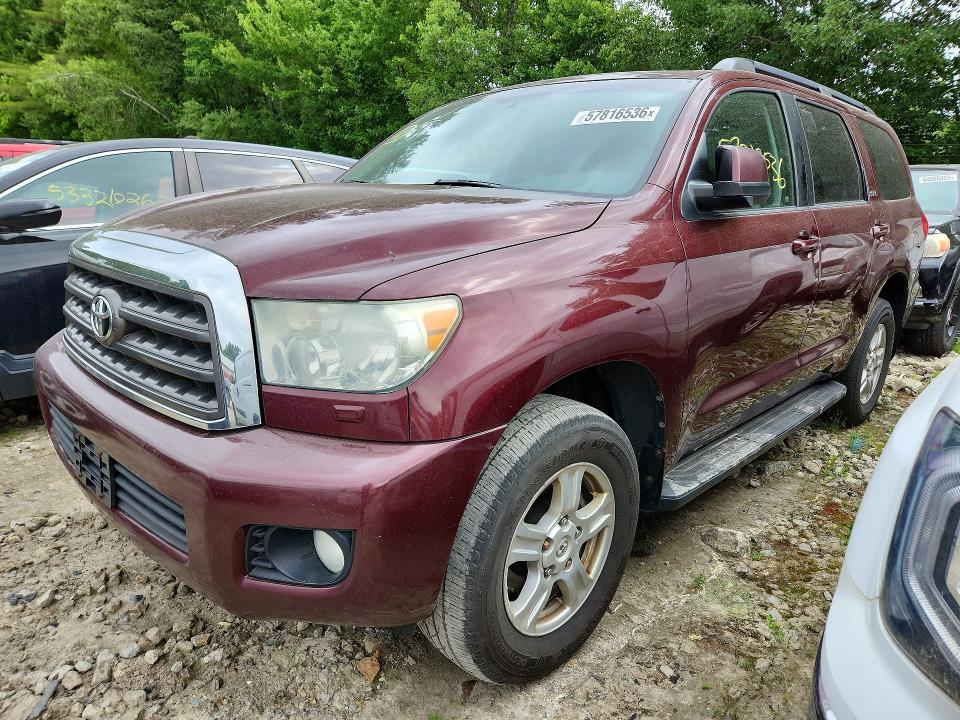2011 Toyota Sequoia VIN 5TDBY5G1XBS050269 COPART salvage auction — MINOR DENT/SCRATCHES, Nj - Certificate Of Title, sold $500 on 2026-07-27 (photo 1)