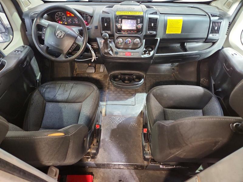 2021 Ram Promaster 3500 VIN 3C6FRVJGXME502950 COPART salvage auction — MECHANICAL, Tn - Certificate Of Title, sold $2,900 on 2026-07-08 (photo 8)