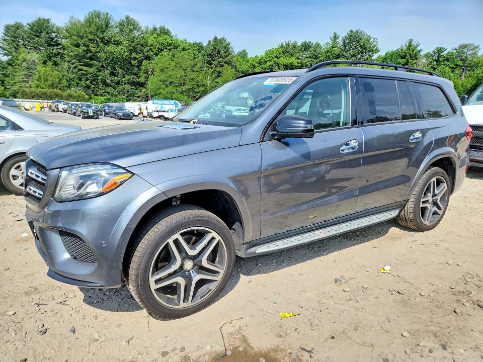 2017 Mercedes-benz Gls-klasse VIN 4JGDF7DE2HA865021 COPART salvage auction — MINOR DENT/SCRATCHES, Ma - Certificate Of Title, sold $5,100 on 2026-07-30 (photo 1)