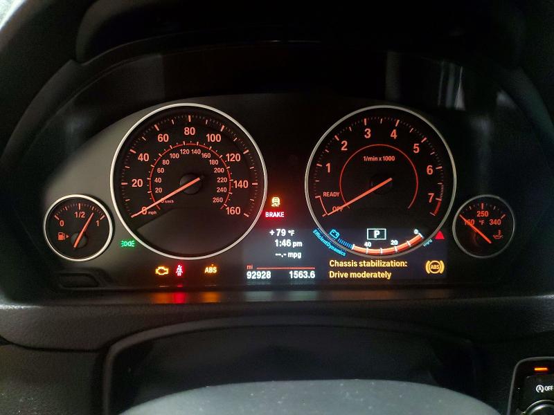 2014 BMW 4er VIN WBA3N9C58EK245955 COPART salvage auction — WATER/FLOOD, Pa - Certificate Of Salvage, sold $175 on 2026-07-21 (photo 9)