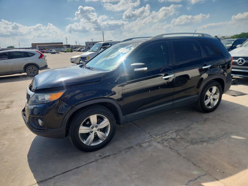 2013 Kia VIN 5XYKU4A28DG356720 COPART salvage auction — FRONT END, Tx - Salvage Vehicle Title, sold $1,450 on 2026-07-13 (photo 1)