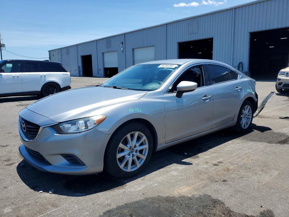 2014 Mazda 6 VIN JM1GJ1U65E1125089 COPART salvage auction — REAR END, Fl - Cert Of Title Slvg Rebuildable, sold $1,450 on 2026-07-08 (photo 1)
