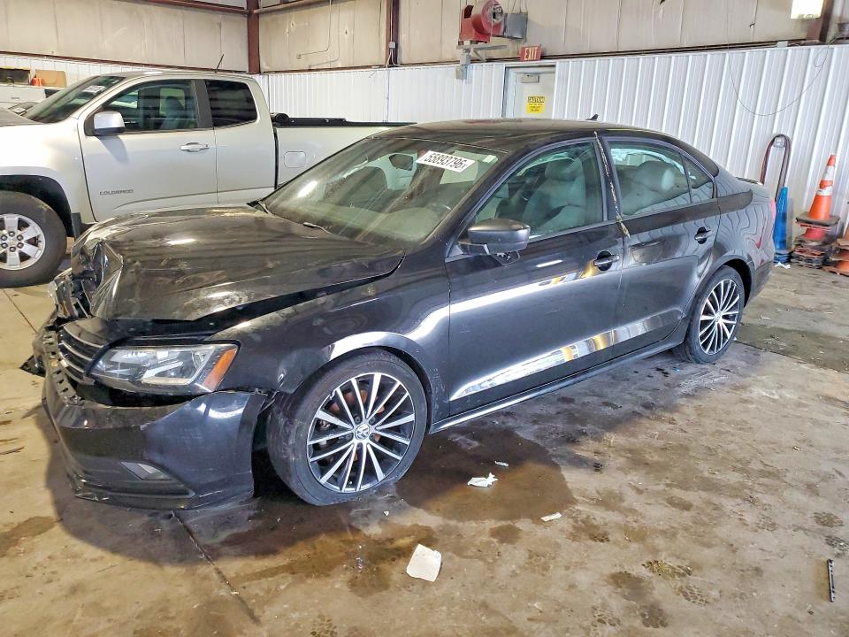 2015 Volkswagen Jetta VIN 3VWB17AJ0FM341049 COPART salvage auction — FRONT END, Il - Salvage Certificate, sold $800 on 2026-07-22 (photo 1)