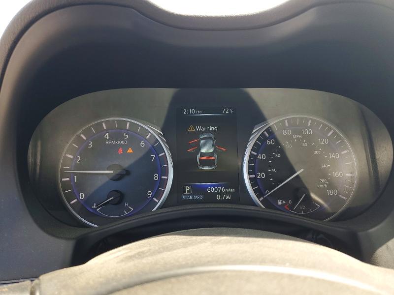2017 Infiniti Q50 VIN JN1EV7AP9HM741251 COPART salvage auction — VANDALISM, Ca - Salvage Certificate (P), sold $4,050 on 2026-07-21 (photo 9)