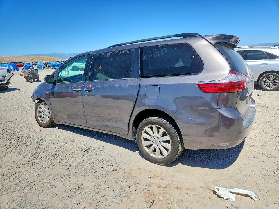 2017 Toyota VIN 5TDDZ3DC3HS186929 COPART salvage auction — FRONT END, Ut - Salvage Certificate, sold $3,300 on 2026-07-28 (photo 2)