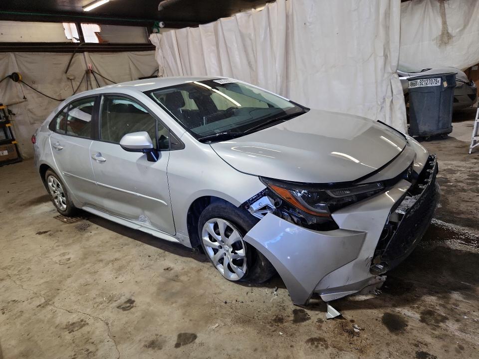 2021 Toyota Corolla VIN JTDEPMAE8MJ188026 COPART salvage auction — FRONT END, Pa - Certificate Of Salvage, sold $4,900 on 2026-07-09 (photo 4)