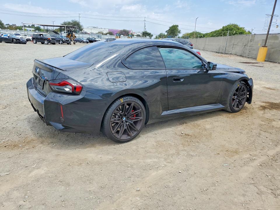 2025 BMW M2 VIN 3MF23DM02S8F69505 COPART salvage auction — FRONT END, Ca - Salvage Certificate, sold $37,250 on 2026-09-29 (photo 3)