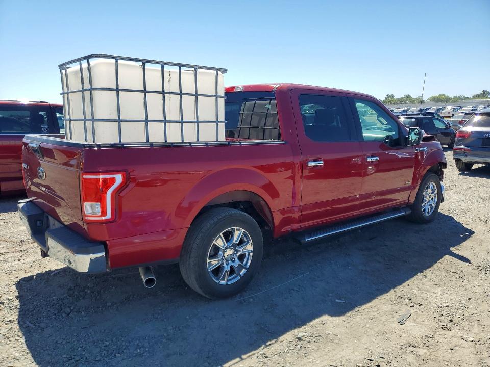 2016 Ford F-150 lightning VIN 1FTEW1CP0GKE32590 COPART salvage auction — FRONT END, CA - SALVAGE CERTIFICATE, sold $4,400 on 2026-07-09 (photo 3)
