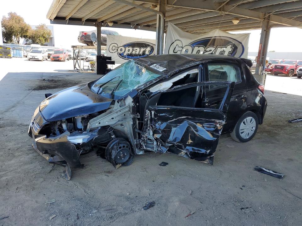 2024 Mitsubishi Mirage VIN ML32AUHJ1RH019989 COPART salvage auction — ALL OVER, Fl - Cert Of Title Slvg Rebuildable, sold $975 on 2026-07-30 (photo 1)