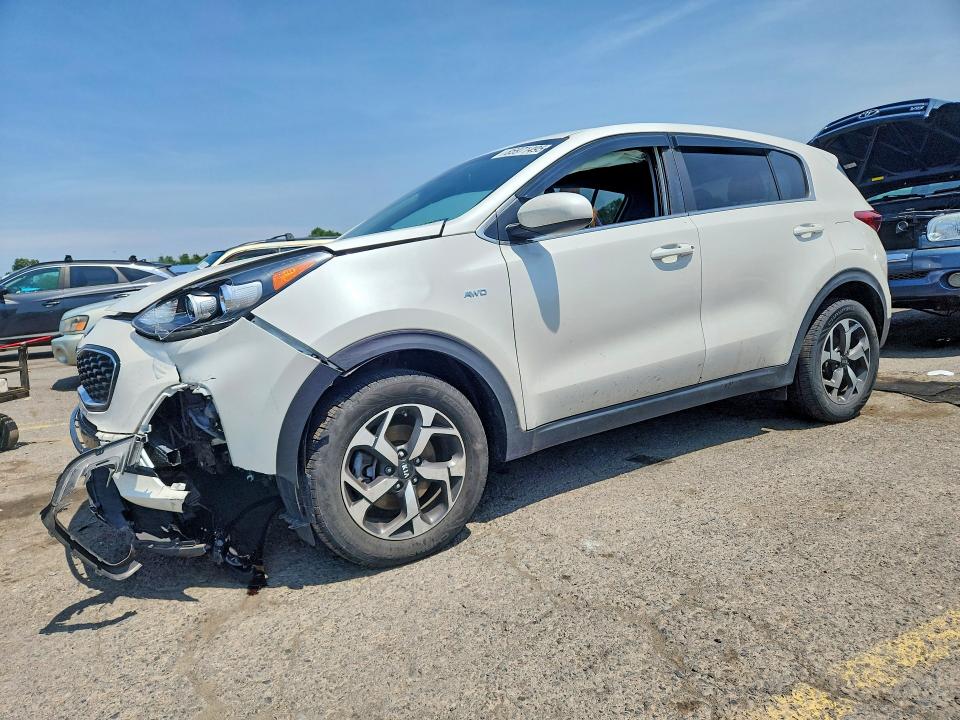 2021 Kia Sportage VIN KNDPMCAC3M7914267 COPART salvage auction — FRONT END, PA - CERTIFICATE OF SALVAGE, sold $225 on 2026-07-21 (photo 1)