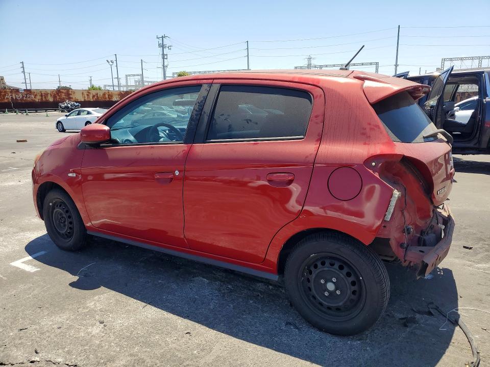 2015 Mitsubishi VIN ML32A3HJ4FH032323 COPART salvage auction — REAR END, Ca - Salvage Certificate, sold $875 on 2026-07-31 (photo 2)