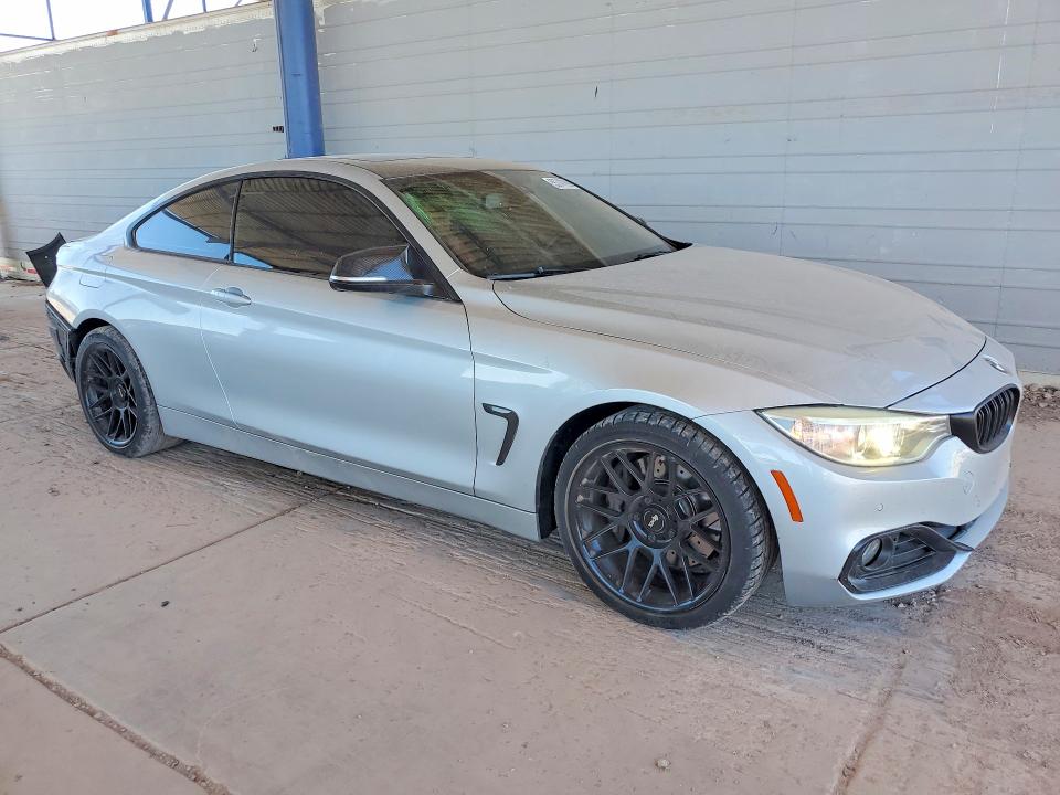 2014 BMW VIN WBA3R1C52EF774123 COPART salvage auction — REAR END, Az - Cert Of Title - Salvage, sold $7,000 on 2026-07-02 (photo 4)