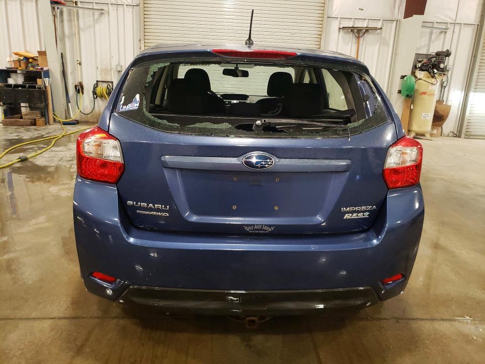 2013 Subaru Impreza VIN JF1GPAC61DH210765 COPART salvage auction — HAIL, MN - CERT OF TITLE-PRIOR SALVAGE, sold $100 on 2026-07-27 (photo 6)