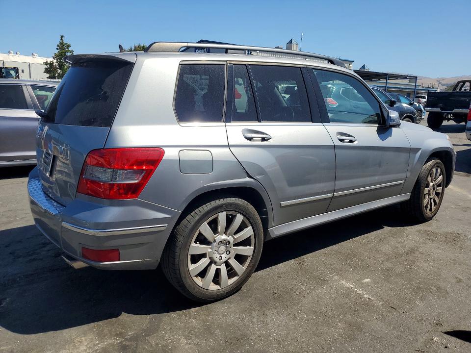 2012 Mercedes-benz Glk-class VIN WDCGG5GB9CF738275 COPART salvage auction — UNDERCARRIAGE, CA - SALVAGE CERTIFICATE, sold $1,550 on 2026-08-06 (photo 3)