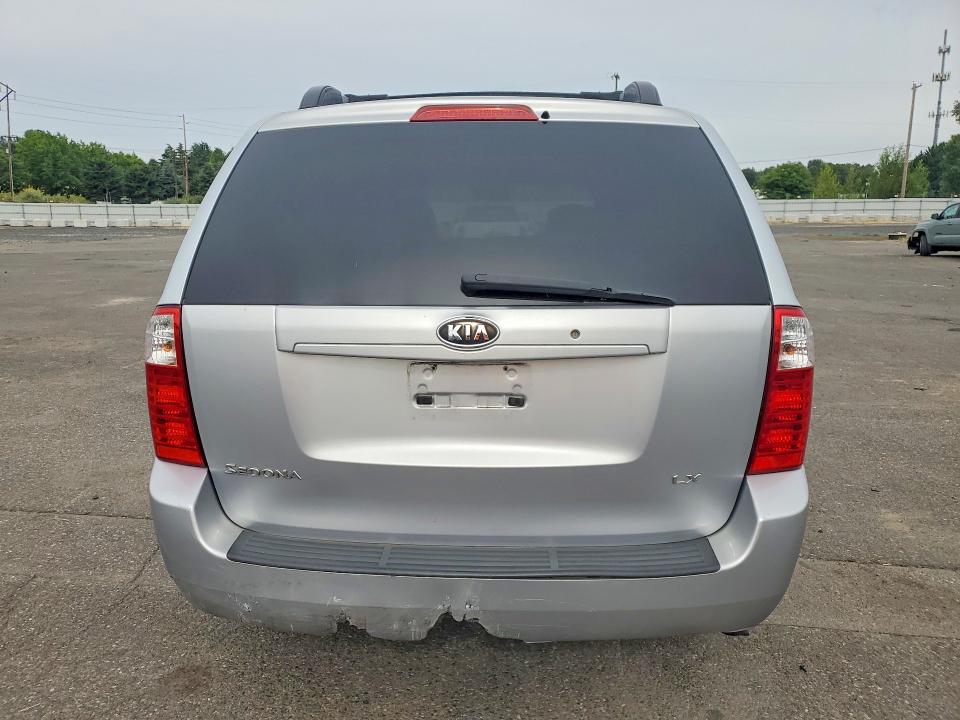 2008 Kia SEDONA VIN KNDMB233586262487 COPART salvage auction — REAR END, Or - Salvage Title Certificate, sold $125 on 2026-07-29 (photo 6)