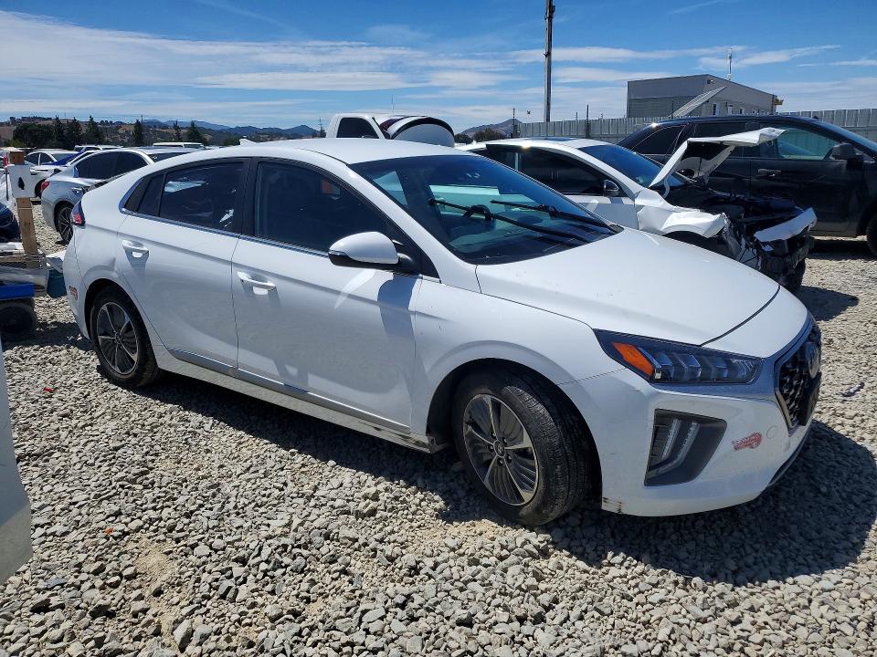 2021 Hyundai Ioniq VIN KMHC75LD0MU256430 COPART salvage auction — REAR END, CA - SALVAGE CERTIFICATE, sold $2,750 on 2026-07-14 (photo 4)