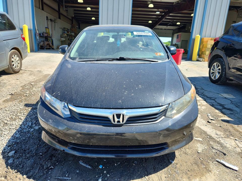 2012 Honda Civic VIN 19XFB2F51CE356133 COPART salvage auction — REAR END, Pa - Certificate Of Salvage, sold $1,500 on 2026-07-10 (photo 5)