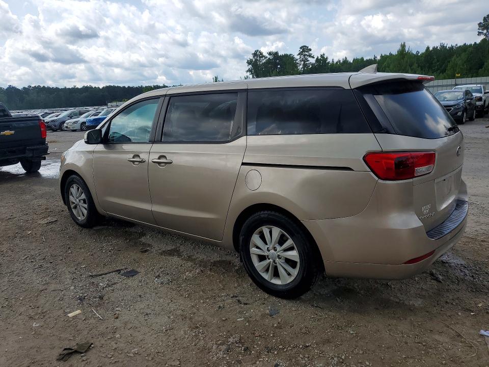 2017 Kia SEDONA VIN KNDMB5C11H6231947 COPART salvage auction — REAR END, Sc - Cert Of Title-Salvage, sold $2,150 on 2026-07-27 (photo 2)