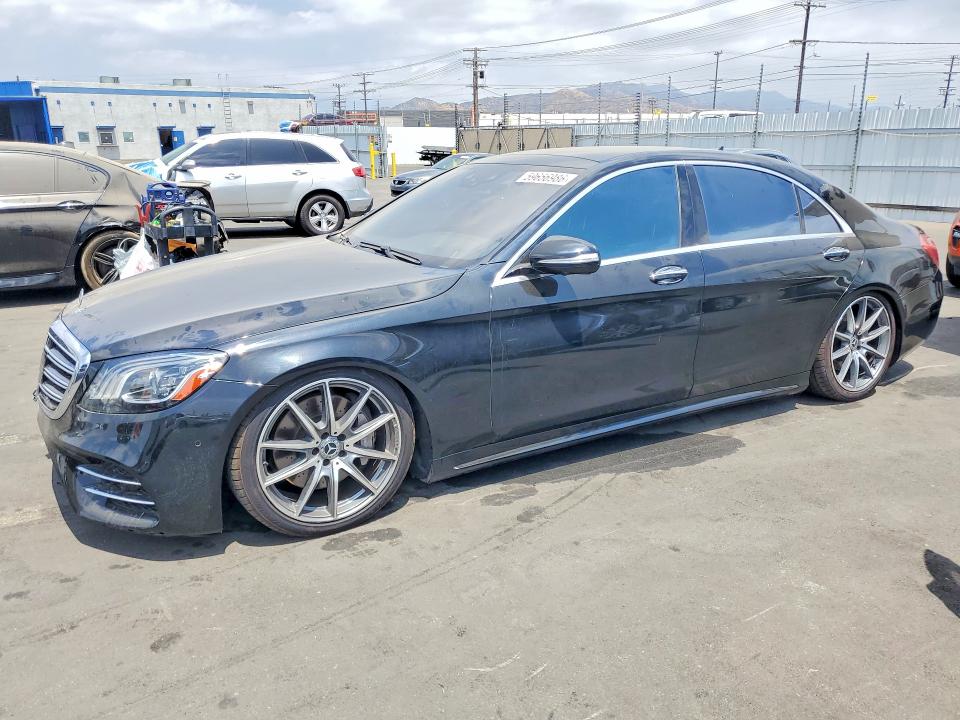 2018 Mercedes-benz S-klasse VIN WDDUG6GB0JA382734 COPART salvage auction — FRONT END, Ca - Dis/Dlr/Exp Only Clean Title, sold $22,000 on 2026-07-15 (photo 1)