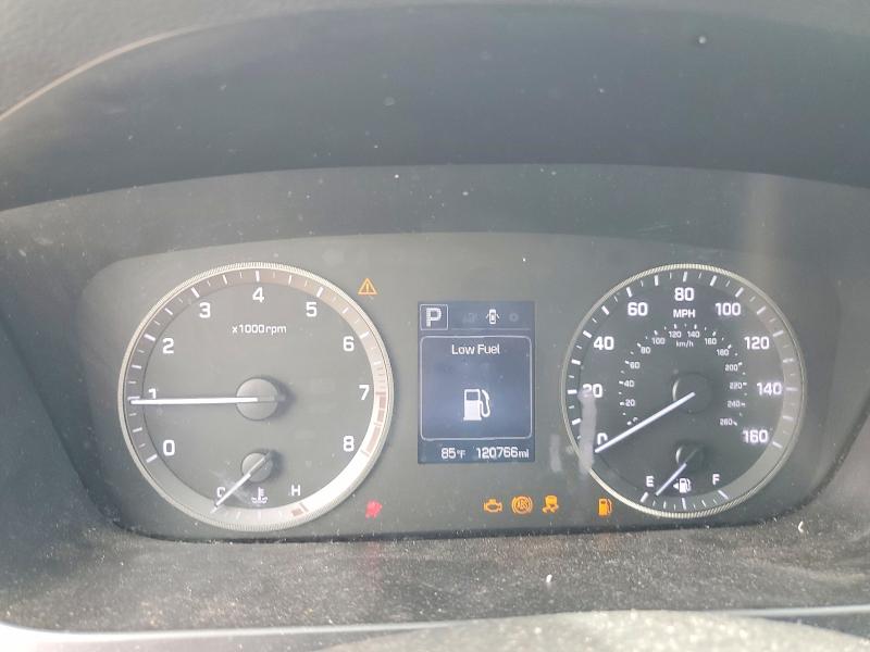 2015 Hyundai Sonata VIN 5NPE24AF2FH005514 COPART salvage auction — FRONT END, Fl - Cert Of Title-Rebuilt, sold $1,300 on 2026-07-31 (photo 9)