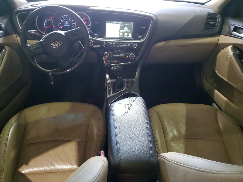 2015 Kia Optima VIN 5XXGN4A78FG461280 COPART salvage auction — MECHANICAL, TX - CERTIFICATE OF TITLE, sold $725 on 2026-07-27 (photo 8)