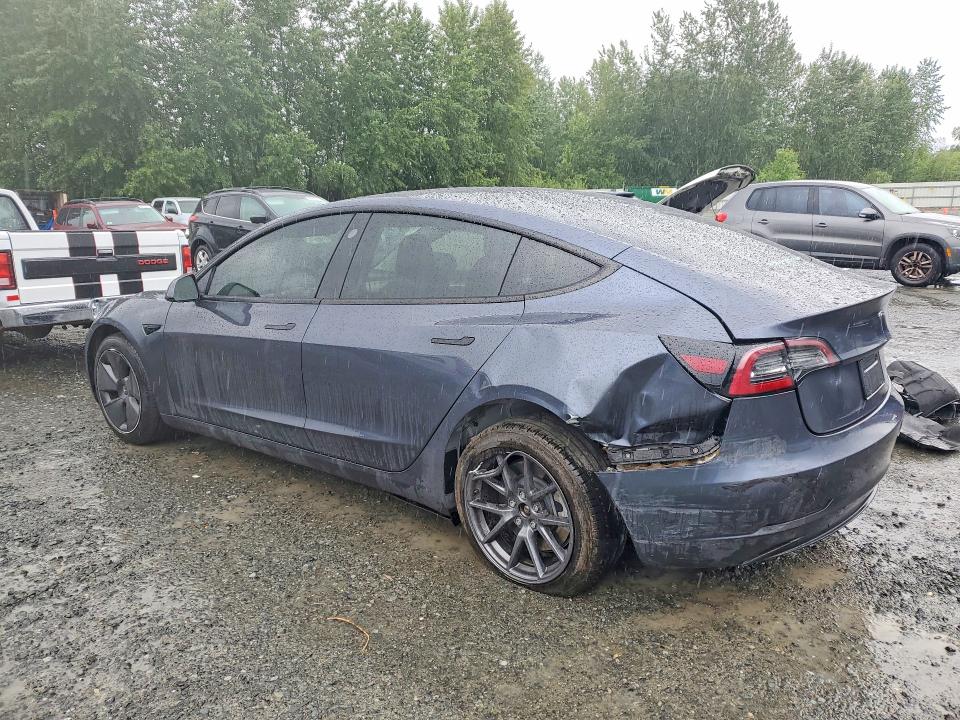 2022 Tesla Model 3 VIN 5YJ3E1EB7NF335246 COPART salvage auction — REAR END, Wa - Bill Of Sale, sold $9,400 on 2026-07-13 (photo 2)