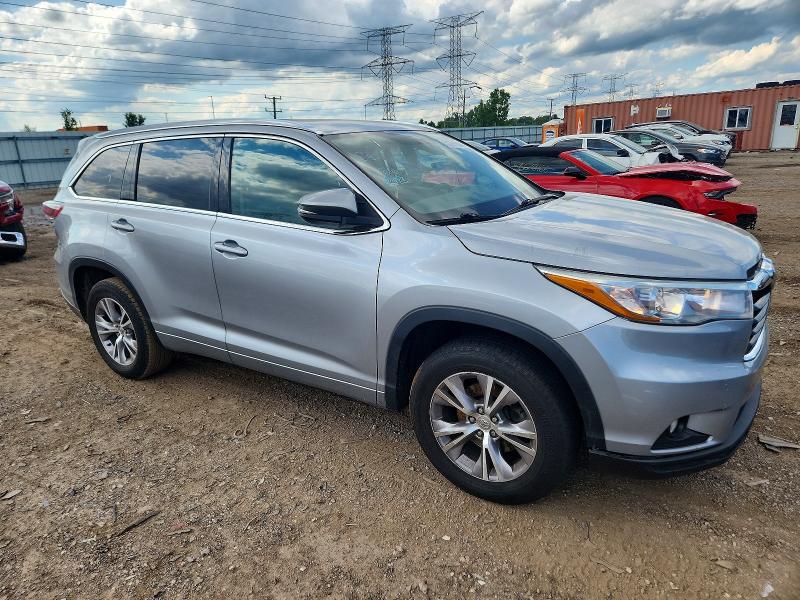 2015 Toyota VIN 5TDKKRFH6FS067700 COPART salvage auction — SIDE, Il - Salvage Certificate, sold $1,250 on 2026-07-28 (photo 1)