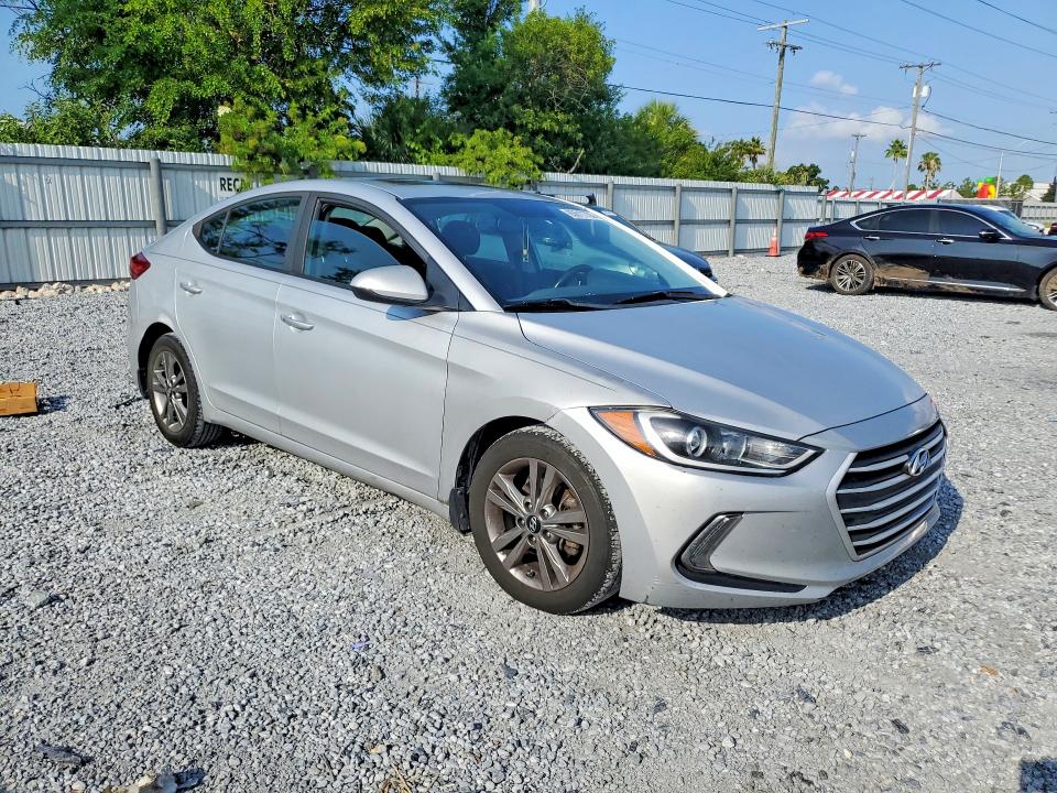 2017 Hyundai Elantra VIN KMHD84LF8HU407288 COPART salvage auction — REAR END, Fl - Cert Of Title Slvg Rebuildable, sold $2,250 on 2026-07-10 (photo 4)