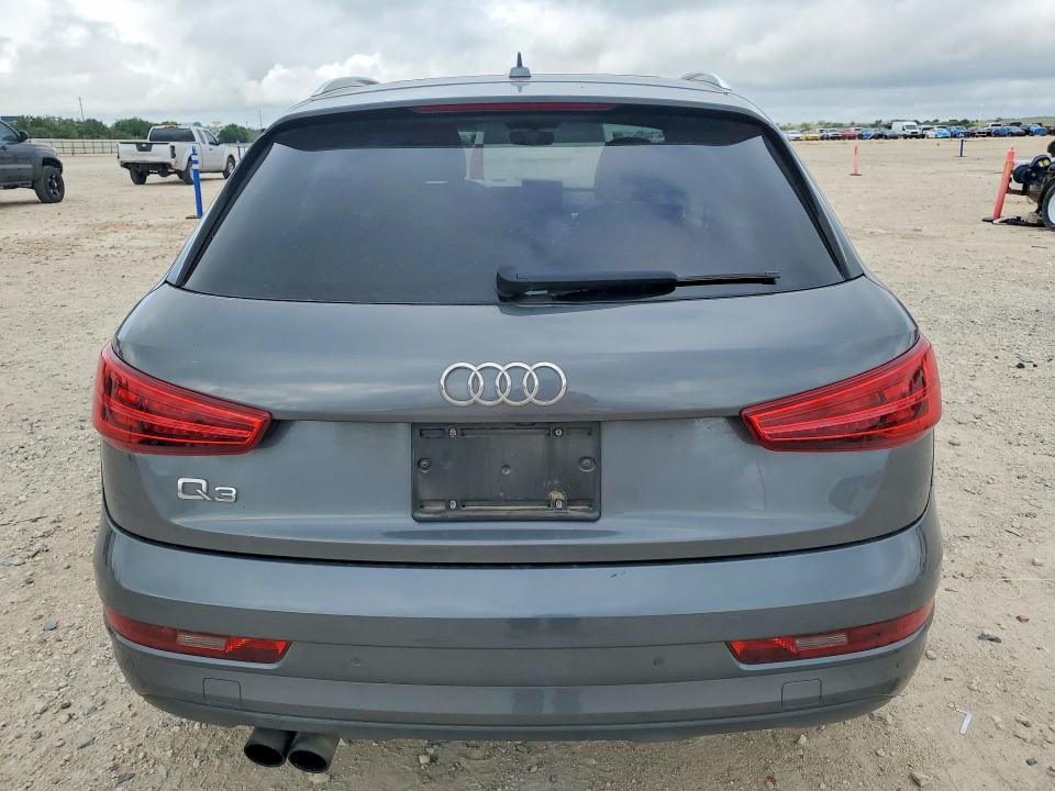2017 Audi Q3 VIN WA1HCCFS6HR006567 COPART salvage auction — FRONT END, Tx - Salvage Vehicle Title, sold $125 on 2026-07-30 (photo 6)