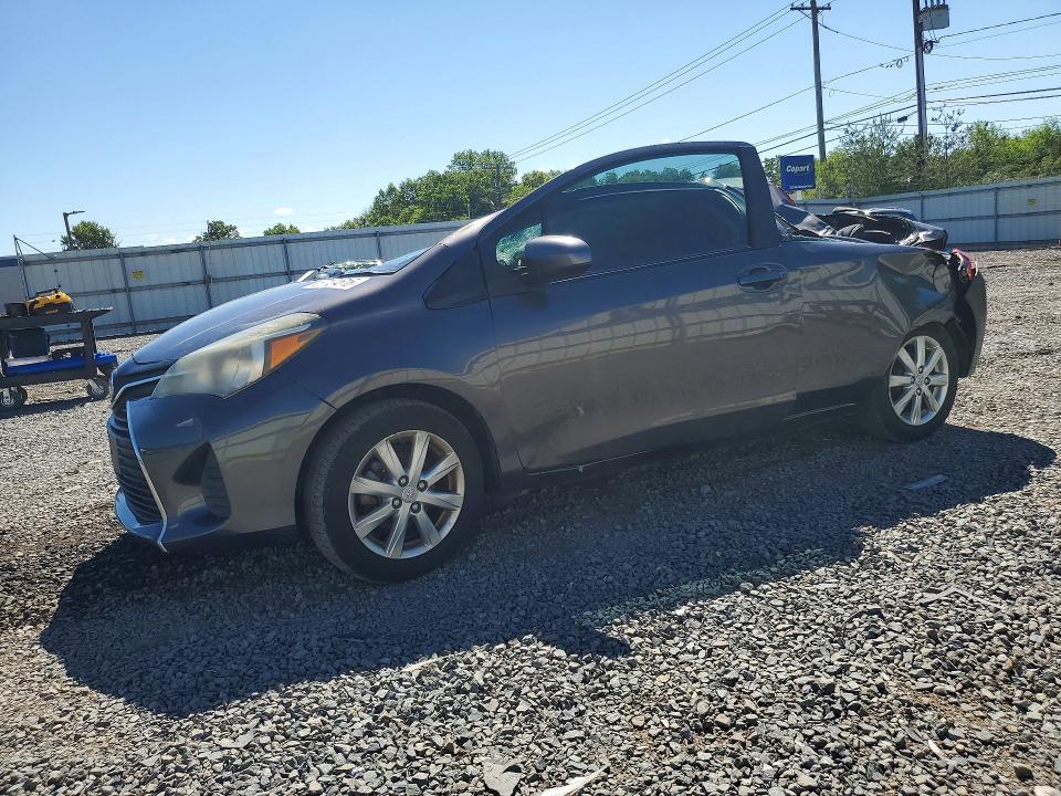 2015 Toyota Yaris VIN VNKJTUD33FA018381 COPART salvage auction — ALL OVER, Nj - Cert Of Title-Salvage, sold $425 on 2026-07-17 (photo 1)