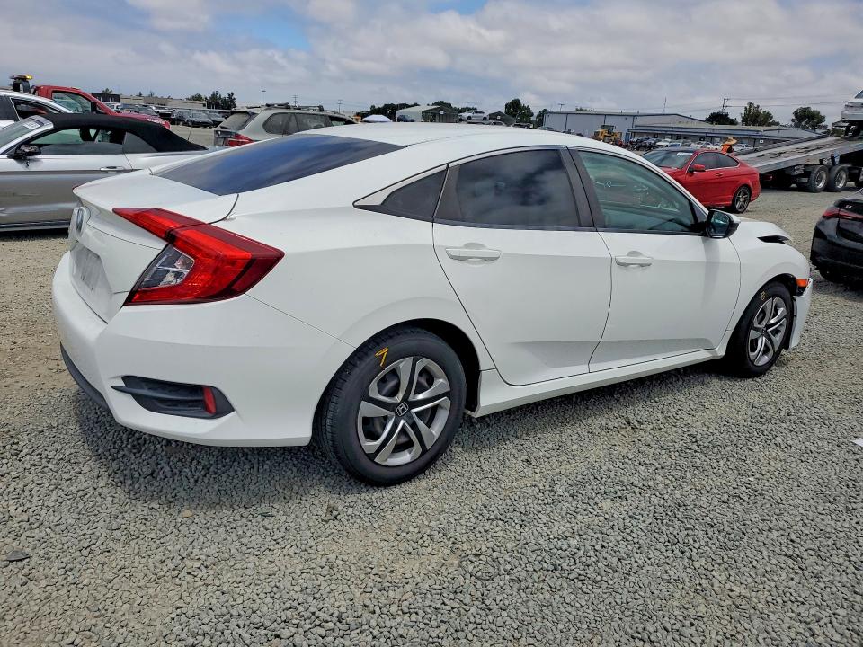 2018 Honda Civic VIN 2HGFC2F55JH564273 COPART salvage auction — FRONT END, Ca - Salvage Certificate, sold $4,800 on 2026-07-02 (photo 3)
