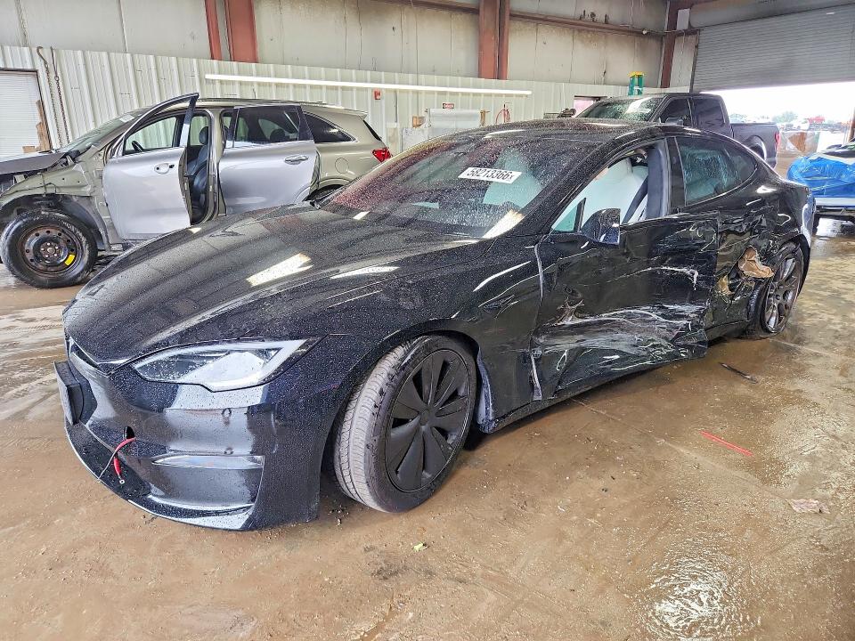 2024 Tesla Model s VIN 5YJSA1E52RF543624 COPART salvage auction — SIDE, Il - Salvage Certificate, sold $10,300 on 2026-07-21 (photo 1)